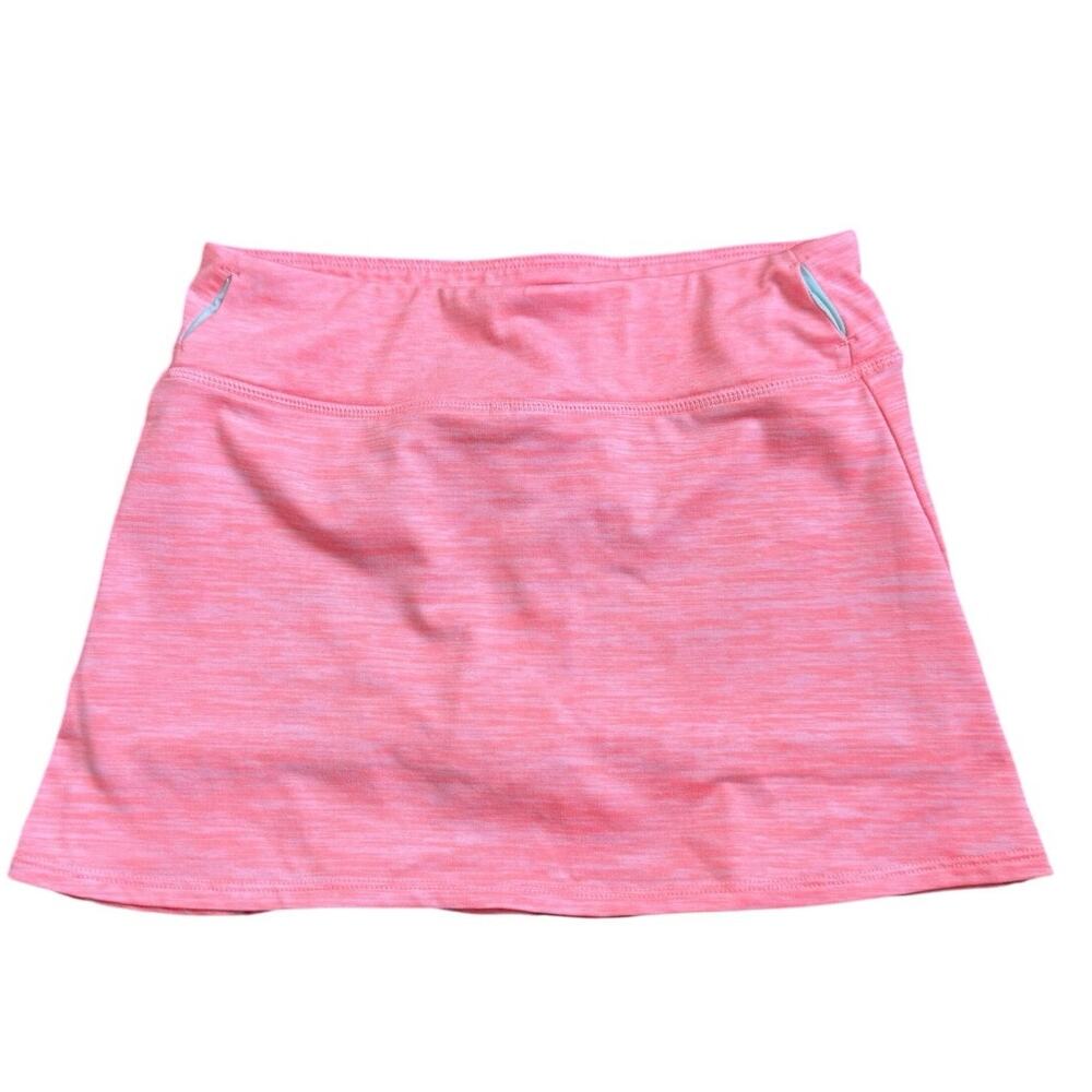 Vineyard Vines Girls Performance Pink Heathered Skort Size Medium (10-12)